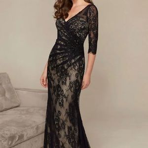 Ruby red formal dress